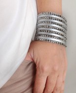 Gelang Leather Silver