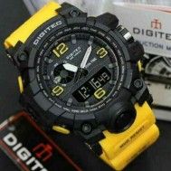 Jam Tangan Pria Digitec T2003 Rubber Kuning