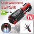 Obeng Serbaguna 8 in 1 Screwdriver Flashlight Senter LED Multifungsi
