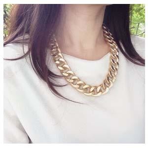 Kalung Matte Goldchain