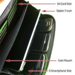 Dompet Kulit Multiple Handphone & Tablet