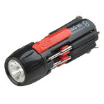 Obeng Serbaguna 8 in 1 Screwdriver Flashlight Senter LED Multifungsi