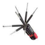 Obeng Serbaguna 8 in 1 Screwdriver Flashlight Senter LED Multifungsi