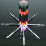 Obeng Serbaguna 8 in 1 Screwdriver Flashlight Senter LED Multifungsi